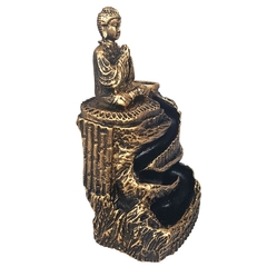 Imagem do Incensário Cascata Buda Hindu Mini Orando Na Pedra 13507