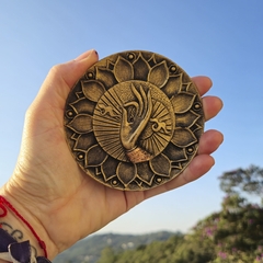 Incensário Pratinho Mão Mudra Conhecimento 13016 - Fraternidade PAX