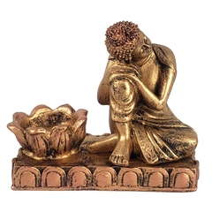 Incensário E Castiçal Buda Sonhador 05526