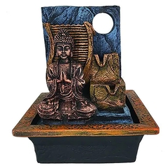 Fonte De Água Buda Namastê 3 Quedas 01077