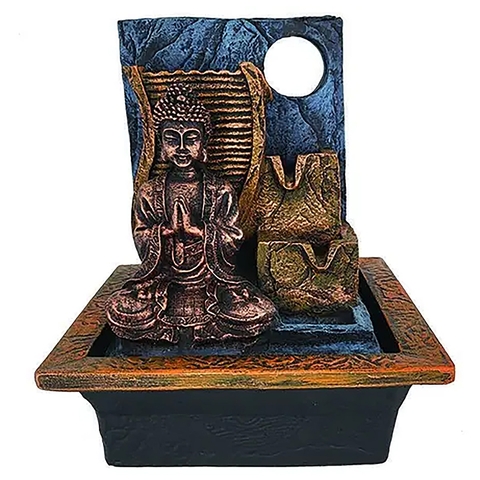 Fonte De Água Buda Namastê 3 Quedas 01077