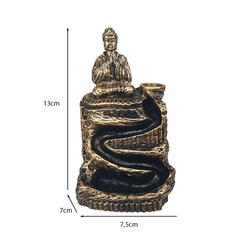 Incensário Cascata Buda Hindu Mini Orando Na Pedra 13507 - comprar online
