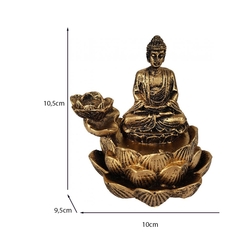 Imagem do Incensário Cascata Buda Na Flor de Lótus 13081