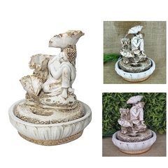 Fonte De Água Buda Sonhador Cascata Queda 3 Folhas 01094 - Fraternidade PAX