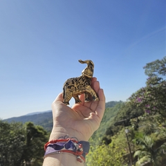 Estatueta Elefante Folhas Bibelô 14025 na internet