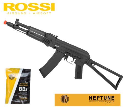 ROSSI AK105S ELÉTRICA 6MM - ESTILO CLÁSSICO COM TECNOLOGIA MODERNA