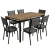 Conjunto de Mesa Sala de Jantar Atlanta 1,36m 6 Cadeiras Diana Artefamol - comprar online
