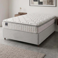 Colchão Casal King Molas Ensacadas Gazin Com Pillow Tower New 193x203x35cm Branco — foto 3