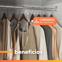 Guarda Roupas Solteiro 2 Portas de Correr 2 Gavetas Gaia Andirá — foto 4