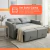 Sofá Cama 2 Lugares 1,47m Com Porta Copo e Almofadas Kate Matrix - comprar online