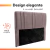 Cabeceira para Cama Box Casal Golden de 1,40m Hellen