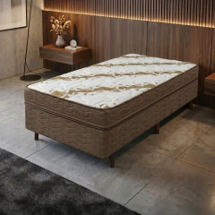 Cama Box Conjugada Solteiro Ortopédica Sleep Prime 88x188x49cm Probel — foto 2