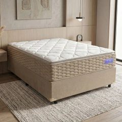 Colchão Queen Ortopédico Magnus Molas Superlastic Pillow Top 158x198x38cm Hip Sleep — foto 2