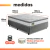Cama Box Casal Molas Ensacadas D33 Double Face 138x188x65cm Hellen - Suporta até 120 kg por pessoa - Esplanada Móveis | A loja de móveis para sua Casa