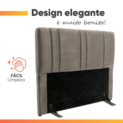 Cabeceira para Cama Box King Golden de 1,95m Hellen — foto 10