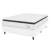 Cama Box Colchão Casal Molas Ensacadas City Pillow Top 138x188x61cm Linho Hellen