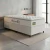 Cama Box Solteiro Colchão Espuma D33 Pillow Top New Millenium 88x188x57cm Branco Hellen - comprar online