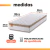 Cama Box Solteiro Colchão Molas Ensacadas Real 88x188x65cm Branco / Bege - Suporta até 130Kg - Esplanada Móveis | A loja de móveis para sua Casa