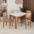 Conjunto Sala de Jantar Mesa Miami 1,20m 4 Cadeiras Santiago Dobuê na internet