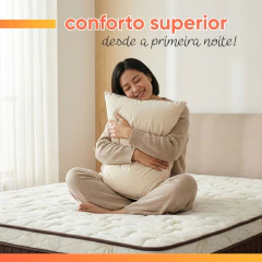 Cama Box Baú Colchão Queen Molas Superlastic Euro Pillow Start 158x198x65cm Apolo — foto 7