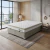 Cama Box Baú Colchão Queen Espuma D45 e Euro Pillow Onix 158x198x61cm Hellen na internet