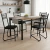Imagem do Conjunto de Mesa Sala de Jantar 4 Cadeiras Atlanta 1,36m Artefamol