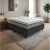 Cama Box Baú Casal Colchão Semi Ortopédico Molas Ensacadas Luxury 138x188x63cm King Espuma - loja online