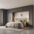 Imagem do Guarda Roupas Modulado Closet de Canto Quarto Completo 12 Portas Espaço Cama Queen 1,58m Madrid Maxel