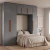 Imagem do Guarda Roupas Modulado Quarto Completo 6 Portas com Espaço para Cama 0,88m Madrid Maxel