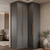 Guarda Roupas Modulado Closet de Canto Madrid com 3 Portas Maxel - comprar online