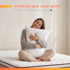 Colchão Casal Gazin Maximus Molas Ensacadas 138x188x24cm Cinza / Branco - Suporta até 120Kg por Pess — foto 7