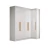 Quarto Modulado de Canto Madrid com 5 Portas e 2 Gavetas Maxel - comprar online
