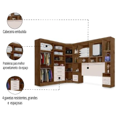 Dormitório Modulado Georgia J&a P/ 1,38m — foto 4
