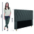 Cabeceira Estofada Para Cama Box Casal Miami de 1,40m Suede Dobuê - loja online