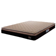 Colchão Casal Queen Espuma D33 Pillow Top Millenium 158x198x19cm Marrom Hellen - Suporta Até 120 Kg — foto 1