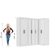 Imagem do Quarto Modulado de Canto Madrid com 7 Portas Maxel