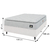 Cama Box Colchão Casal Espuma D45 Lazio Pillow Top 138x188x67cm Hellen na internet