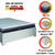 Cama Box Casal Desmontável com Colchão Molas Ensacadas Pillow Maximus 138x188cm Cinza/Branco - loja online