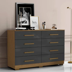 Cômoda 8 Gavetas Évora Aramóveis — foto 2