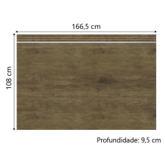 Cabeceira Para Cama Box Casal de 1,58m Geórgia J&A — foto 3