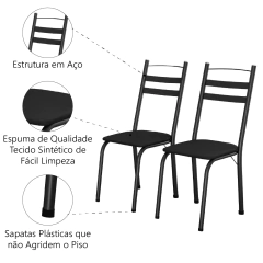 Conjunto Com 6 Cadeiras Leia Artefamol — foto 11