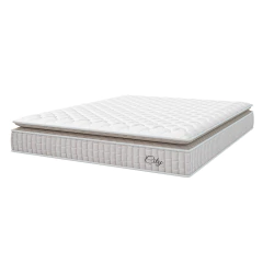 Colchão Casal King Molas Ensacadas City Pillow Top 193x203x23cm Helle — foto 1