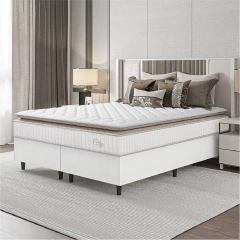 Cama Box Colchão Casal Queen Molas Ensacadas City Pillow Top 158x198x61cm Hellen — foto 2