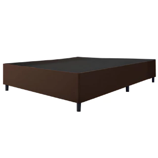 Cama Box Base Casal King 1,93m Suede Marsala