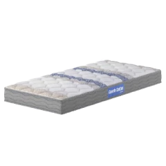 Colchão Solteiro Espuma D33 Guarda Costas Sleep 88x188x14cm Branco / Cinza Probel - Suporta até 100k — foto 1