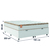 Cama Box Baú Colchão Casal King Molas Ensacadas Real 193x203x68cm Inducol - Esplanada Móveis | A loja de móveis para sua Casa