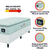 Cama Box Solteiro Colchão Espuma D45 Lazio Pillow Top 88x188x62cm Hellen - loja online