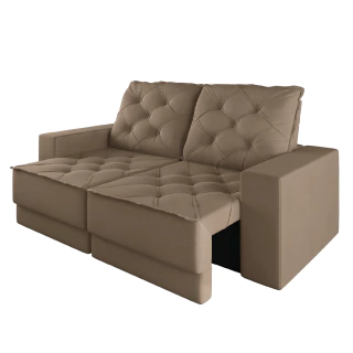 Sofá Retrátil e Reclinável 3 Lugares 1,80m Verona Suede Mamflex