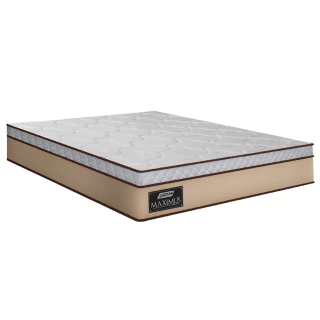 Colchão Casal Gazin Maximus Molas Ensacadas 138x188x24cm Cinza / Branco - Suporta até 120Kg por Pess