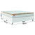 Cama Box Colchão Casal King Molas Ensacadas Real 193x203x65cm Branco / Bege Linho Inducol - Suporta na internet